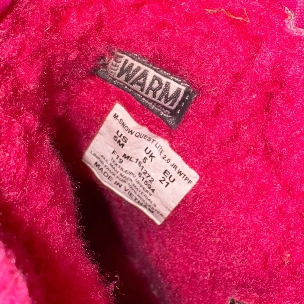 Merrell Pink Rain & Snow Boots Waterproof Insulated